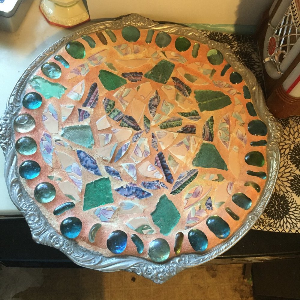 Repurposed Antique Rogers Bros. Plate 358 $50 or $45 w/offer 💫